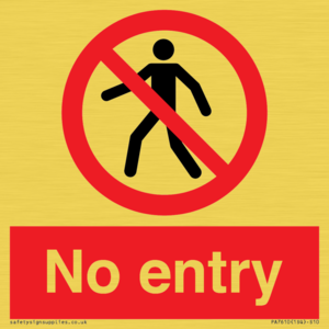 No entry
